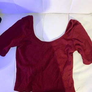Ruby Red Crop Top